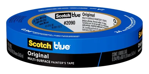 Miniatura 2 de 3M Scotch-Blue 2090 - Cinta adhesiva de liberación segura para pintores, multisuperficies (paquete de 36) 27 libras/in resistencia a la tracción, 60