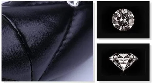 Miniatura 7 de KAFEEK Funda de Volante de Cuero Suave con Diamantes con Cristales Brillantes de Imitación, Universal de 15 Pulgadas Antideslizante, Accesorios Negro