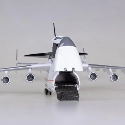 Miniatura 5 de Modelo de avión grande, modelo 1/200 Ucrania Antonov 225, modelo de avión de resina, modelo de avión de transporte, para colección de entusiastas