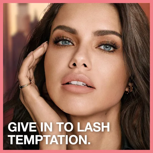 Miniatura 4 de Máscara de pestañas lavable de Maybelline Total Temptation. Negro más negro. 0.27 oz oz., lavable