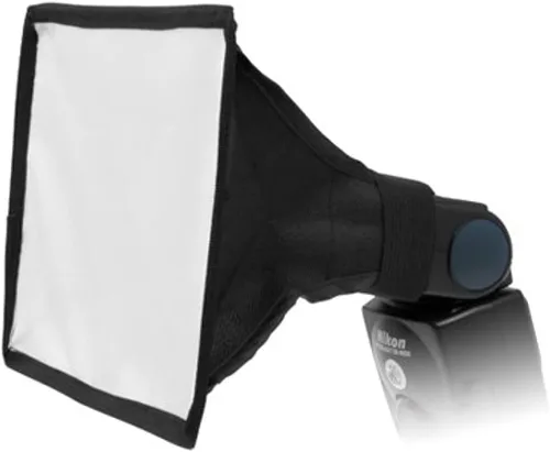 Fotodiox Caja de luz plegable de 6 x 9 pulgadas para luces rápidas; Nikon, Canon, Vivita, Sunpack, Nissin, Sigma, Sony, Pentax, Olympus, Panasonic