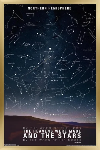 Miniatura 9 de Póster de pared de The Stars, 22.4 pulgadas de largo x 14.7 pulgadas de ancho, versión enmarcada de madera de granero