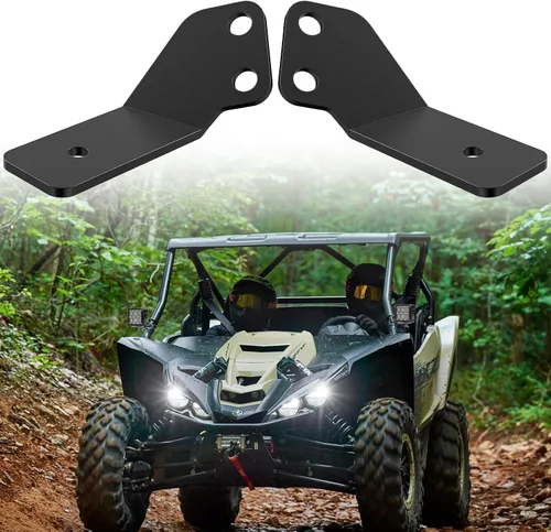 Miniatura 9 de Nilight Barra de Luces UTV Frontal Lateral Pilar A Soportes de Montaje de Luces Dobles para Capó para Cápsulas LED Compatibles con Polaris RZR XP
