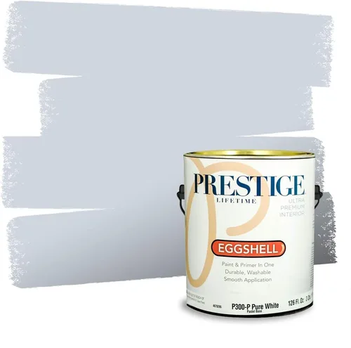 Miniatura 769 de Pintura Exterior + imprimación PRESTIGE, todo-en-uno, 1 galón, acabado mate, color comparable al Valspar* Royal Gray* VS151-Gris real