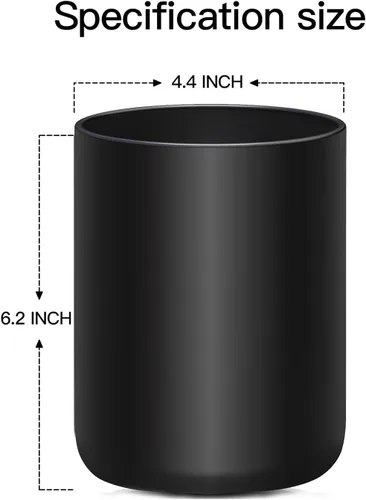 Miniatura 6 de Elegance en negro mate: soporte multiusos de cerámica para utensilios - Esencial de cocina elegante y estable de 7 x 5.35 pulgadas