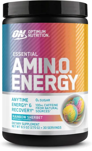 Miniatura 16 de Optimum Nutrition Amino Energy - Polvo energético para antes del entrenamiento con té verde, BCAA, aminoácidos, extracto de café verde, sabor
