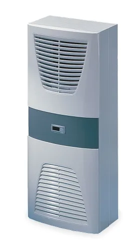 Rittal 3304.510, Blue e unidad de refrigeración montada en la pared, 3,753.36 BTU/hr, 115V, 50/60Hz, 37.4 pulgadas de alto x 15.7 pulgadas de ancho