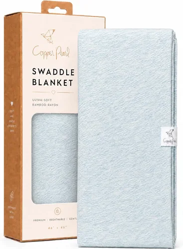 Miniatura 8 de Copper Pearl Swaddle Blankets for Newborns Soft Stretchy Receiving Blankets for Boys and Girls Large 46 x 46 Inch Baby Blankets Lightweight