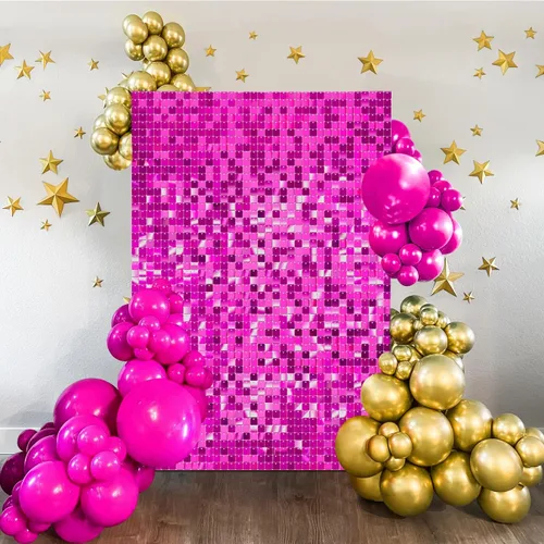 Miniatura 22 de Fondo negro brillante para pared, 3 x 4 pies, fondo de fotos de graduación con purpurina para fiestas, aniversarios, discotecas, cumpleaños