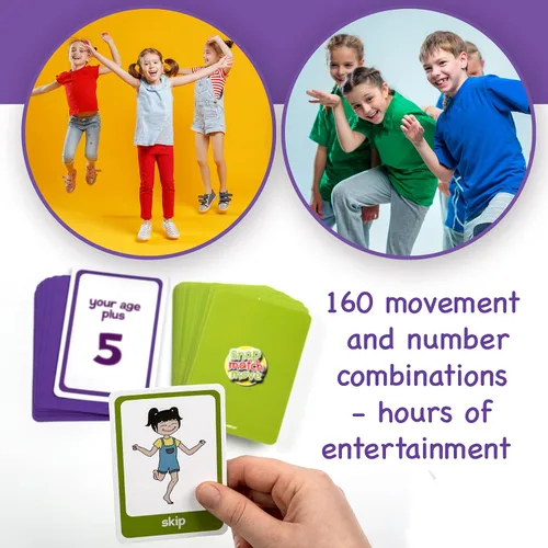 Miniatura 5 de Tarjetas de ejercicios para niños – Equipo de PE para la escuela primaria, equipo de entrenamiento para niños, juegos de ejercicio, ejercicio