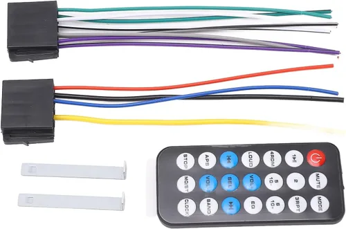 Miniatura 7 de Receptor estéreo de coche multimedia, pantalla LED de control de voz AI, llamadas manos Bluetooth, soporte MP3 WMA WAV, USB2.0 Reproductor de MP3