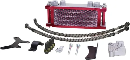 Miniatura 3 de Trkimal Kits de refrigeración de aceite de motor, radiador para Pit Dirt Bike ATV Motocicleta Quad Moto 125CC 140CC Tao Tao Bosuer KAYO Apollo Gold