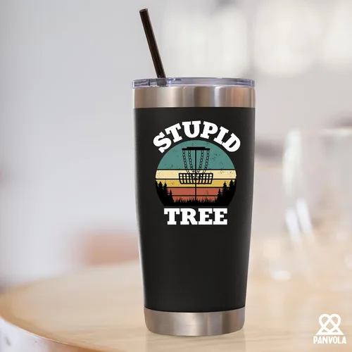 Miniatura 7 de Panvola Loco Árbol Divertido Regalos de Juego de Disc Golf Para Papá Mamá Abuelo Abuela De Hijo Hija Esposo Esposa Vaso Aislado al Vacío Retro