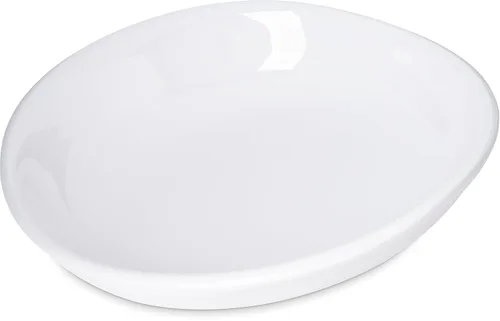 Miniatura 12 de Carlisle FoodService Products Stadia - Plato de plástico reutilizable para aperitivos para el hogar y restaurantes, melamina, 7.25 pulgadas