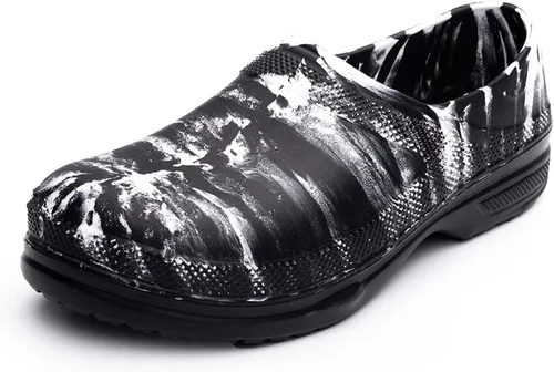 Miniatura 7 de Meidiastra Zapatos de chef antideslizantes e impermeables para hombre y mujer, zapatos de enfermera, zapatos de lluvia, zuecos de trabajo