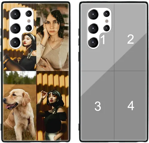 Miniatura 522 de Funda de teléfono personalizada para Samsung Galaxy S22+ / S22 Plus 5G, funda de TPU suave de vidrio templado antiarañazos personalizada con foto
