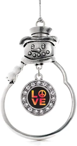 Miniatura 89 de Inspired Silver - Roller Queen - Adorno de Navidad plateado - Adorno circular para árbol de Navidad con circonita cúbica - Decoración colgante