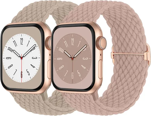 Miniatura 10 de Solo Loop trenzada compatible con Apple Watch Band de 1.496 pulgadas, 1.575 pulgadas, 1.614 pulgadas, 1.654 pulgadas, 1.732 pulgadas, 1.772