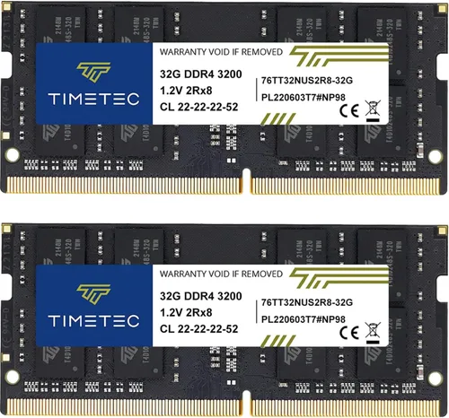 Miniatura 15 de Timetec 16GB Kit (2x8GB) DDR4 3200MHz (o 2933MHz o 2666MHz) PC4-25600 No ECC Sin búfer 1.2V CL22 1Rx8 Rango único 260 pines SODIMM Módulo de memoria