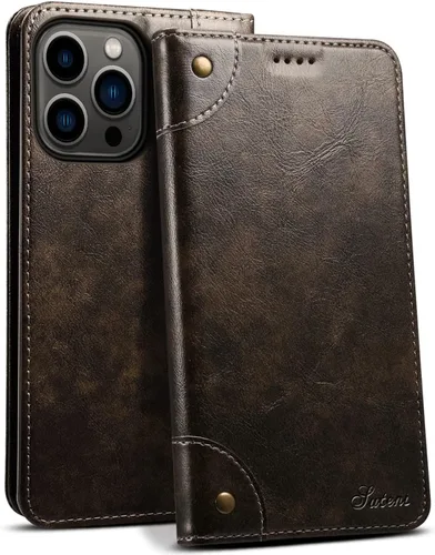 Miniatura 12 de SINIANL Funda tipo cartera compatible con iPhone 14 Plus, con función atril magnético, tarjetero de crédito para iPhone 14 Plus de 6.7 pulgadas