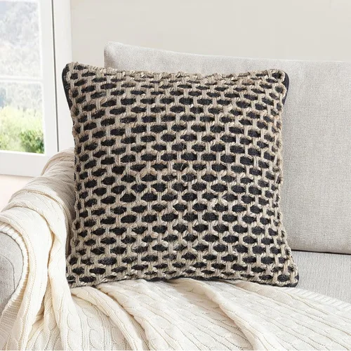 Miniatura 55 de Boho Living Jada Cojín Decorativo, Incluye Acento, Diseño Tejido Premium, Decoración de Sala de Estar, (1) Funda de Cojín de 20" x 20" con Relleno