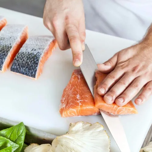 Miniatura 5 de Sashimi - Cuchillo de sushi de 7 a 9 pulgadas, cuchillos de deshuesado perfectos para pescado, pan de chef, para cortar sushi/fileteado de pescado