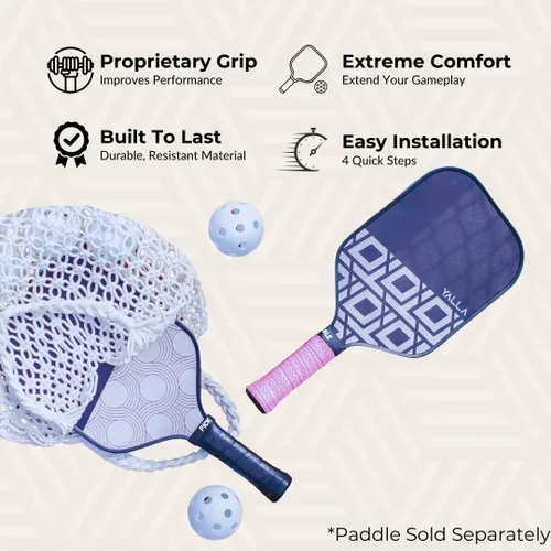 Miniatura 3 de Pickle Grips - Cinta de agarre para pala de pickleball - Envoltura de agarre para raqueta de pickleball - Envoltura de agarre de paleta que absorbe