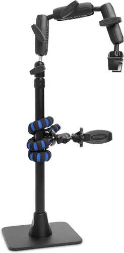 Miniatura 2 de Arkon Soporte de teléfono Pro negro - HD8RV29 y soporte de trípode para iPhone XS Max XR X 8 7 6S Plus Galaxy Note 8 5 S8 S7 Retail Negro