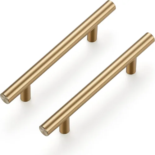 Miniatura 10 de Ravinte Manijas de 6 pulgadas, de acero inoxidable, para gabinete de cocina, manijas para cajones y armarios, color negro mate, con agujero central