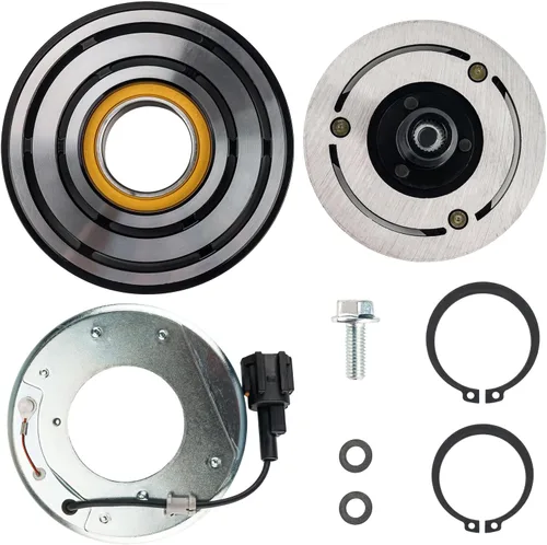 Miniatura 7 de 58544 Kit de embrague de compresor A/C de repuesto para Rogue 2008-2014 Rogue Select 2014-2014, kit de embrague de compresor de CA bobina de polea