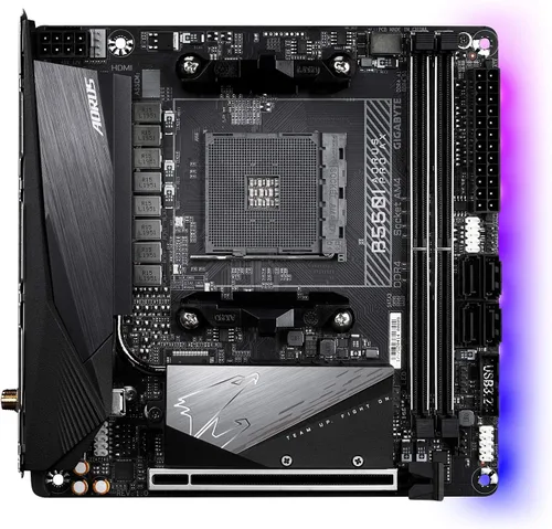 Miniatura 6 de Cooler Master NR200P MAX SFF - Funda Mini-ITX de factor de forma pequeño y GIGABYTE B550I AORUS PRO AX, AM4 AMD/B550/Mini-Itx/Dual M.2/SATA