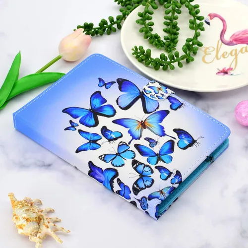 Miniatura 7 de Funda universal para tablet de 7 pulgadas, piel sintética [ranuras para tarjetas], cubierta magnética, para Samsung Galaxy Tab E/Tab A 7.0, Fire 7