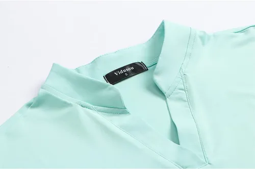 Miniatura 41 de Camisas de golf para mujer, polo, tenis, camisetas deportivas, camisetas de entrenamiento