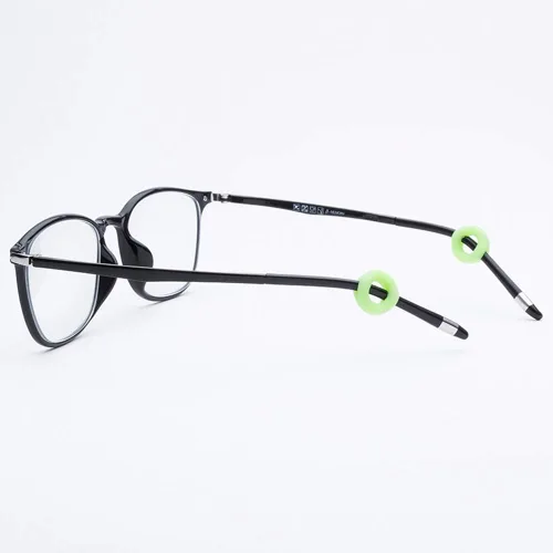 Miniatura 4 de lasenersm 40 piezas (20 pares) para anteojos, puntas de las patillas, retenedores de silicona antideslizantes para lentes de sol, lentes de lectura