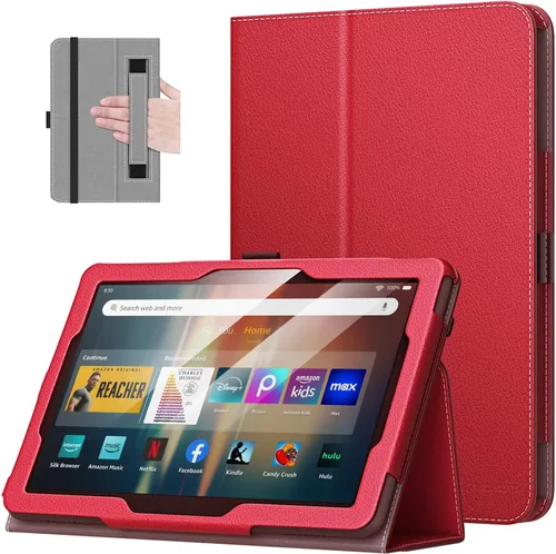 Miniatura 17 de MoKo - Funda compatible con la tablet Kindle Fire HD 8 y 8 Plus (10ª generación, versión de 2020), funda de soporte plegable y diseño delgado