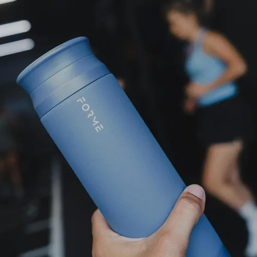 Miniatura 4 de FORME - Blender Shaker Bottle, Leakproof Double Insulated Stainless Steel, Noiseless Shaker Bottle for Hot & Cold Drinks with Supplement Storage