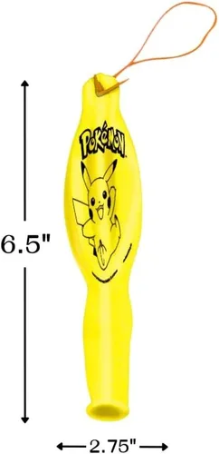 Miniatura 2 de Globos de látex Pokémon Punch de varios colores, paquete de 4 (tamaño desinflado de 6.5 x 2.75 pulgadas), perfectos para fiestas y celebraciones