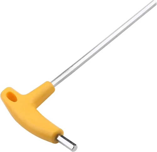 Miniatura 9 de Utoolmart Llave Allen con mango en T, 0.197 in, métrica, 70 #, acero con mango en T, llave hexagonal de 7.874 in de longitud total