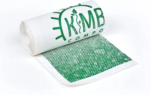 Miniatura 9 de KC's - Bolsas de basura biodegradables pequeñas compostables de 3 galones, 25 unidades Bolsas de compost desechables extra duraderas con cierre
