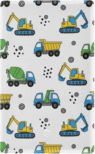 Miniatura 3 de Placa de interruptor de pared para camión volquete para excavadora de tractor, placa de interruptor de pared, tamaño de 1 banda, 2.9 x 4.6 pulgadas