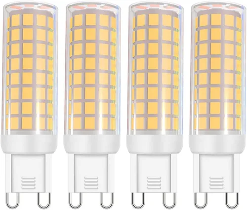 Miniatura 10 de Bombilla LED G9 G9 con base de dos pines para lámpara de araña JCD G9 120 voltios, iluminación para el hogar, 4 W (equivalente a halógeno de 40 W)