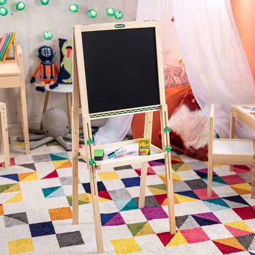 Miniatura 3 de Crayola Mini Caballete de Arte de Madera para Niños y Suministros, Juguetes para Niños Pequeños, Regalo para Niños, Edades 3, 4, 5, 6