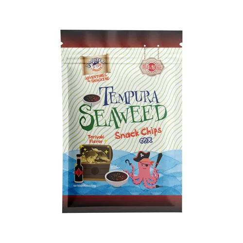 Miniatura 22 de Swashbuckle Snacks Chips de Calamar Crujientes con Sabor a Queso Tempura 5.29oz (150g), Hecho en Japón, Otsumami