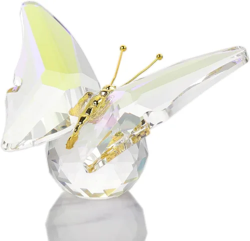 Miniatura 13 de Movdyka Mariposa de Cristal para Mamá Mujeres Mariposa de Metal Decoración de Habitación Colección Figurina Mariposa de Vidrio Azul Artesanía