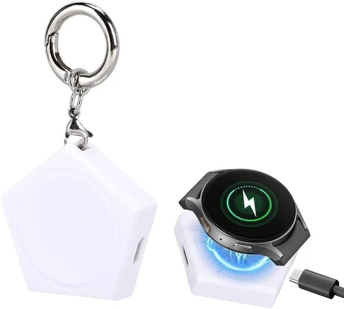 Miniatura 7 de Cargador de llavero para Samsung Galaxy Watch Ultra (2024)/7/6/6 Classic/5/5 Pro/4/4 Classic/3/Active/Active 2 Base de carga para Galaxy Watch FE