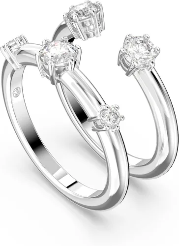 Miniatura 2 de Swarovski Constella Crystal Ring Jewelry Collection, 2 Piece Set, Clear Crystals