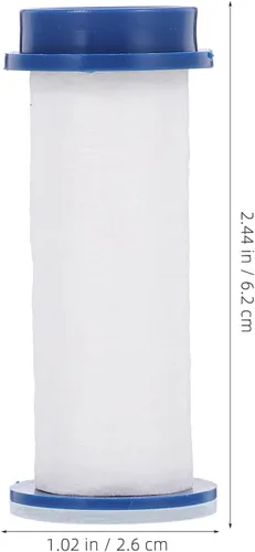 Miniatura 2 de Artibetter Cartucho de repuesto de filtro de ducha de fibra PP de alta presión para cabezal de rociador, núcleo de filtro elástico para filtración