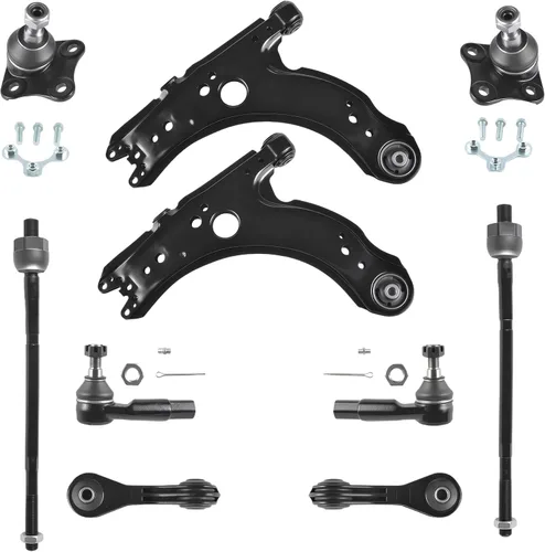 Miniatura 7 de Brazo de control inferior delantero para Volkswagen Beetle 1998-2010, Golf 1999-2009 GTI GL GLS City, Jetta 1999-2009 - Kit de suspensión de 2