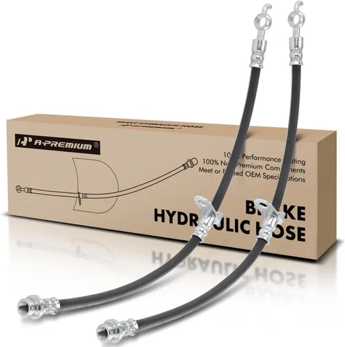 A-Premium Manguera hidráulica de freno delantero para conductor y pasajero compatible con modelos seleccionados Ford y Lincoln - Edge 2007-2014, MKX