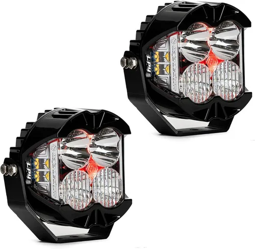 Miniatura 6 de Baja Designs LP4 Pro - Cápsula de luz LED - 2 piezas con arnés de cableado (para conducción/combo; ámbar)